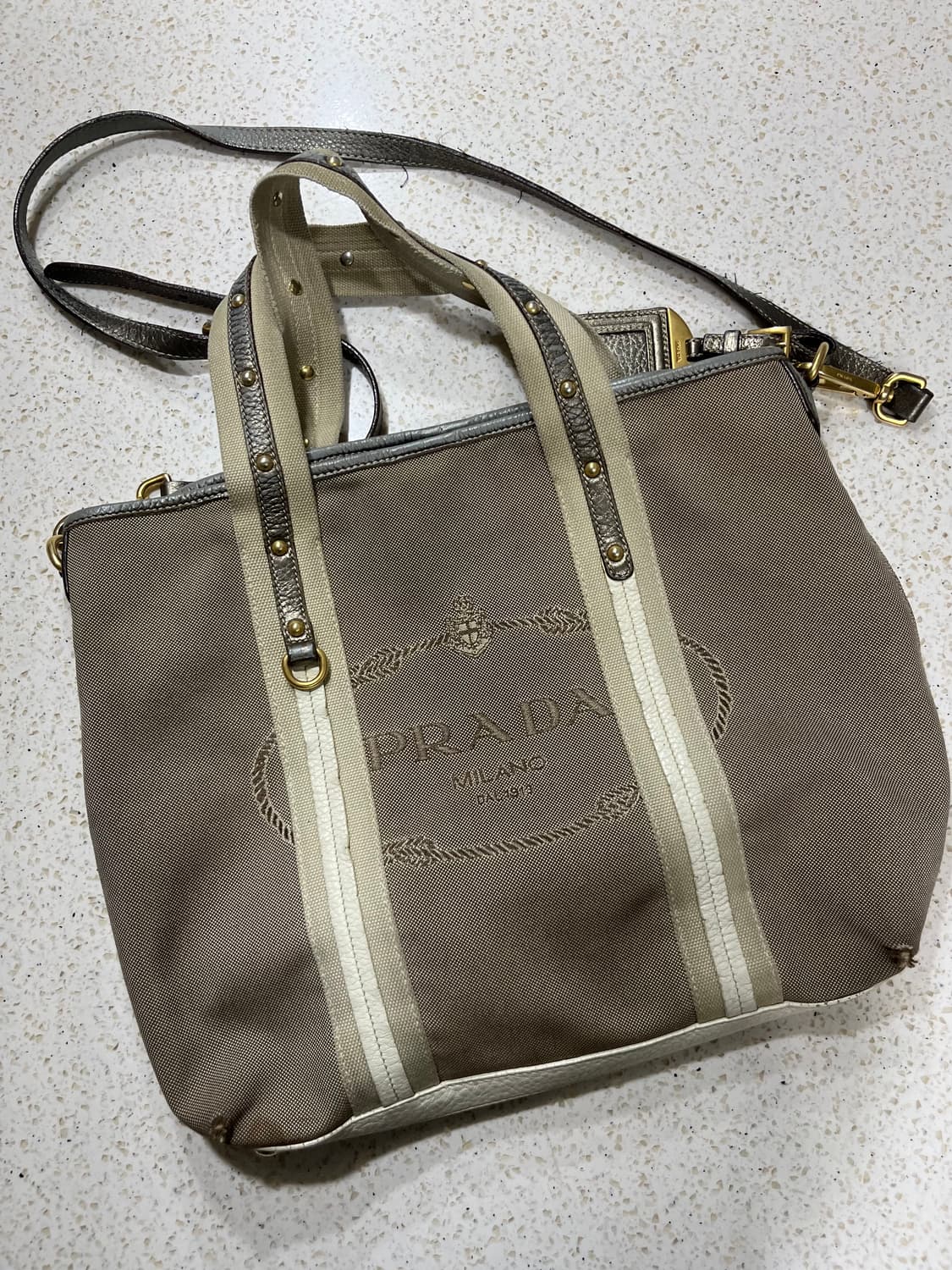 프라다 빈티지 토트백 숄더백 상품이미지1