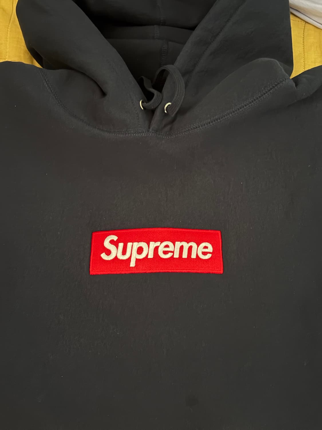 슈프림 박스로고 후드 네이비 24FW XL 극미중고 판매 상품이미지1