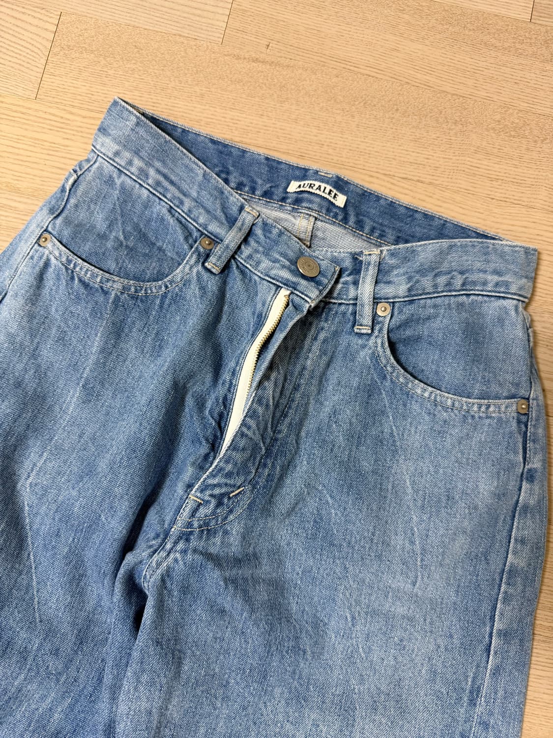 [0] 오라리 셀비지 데님 22ss 상품이미지3