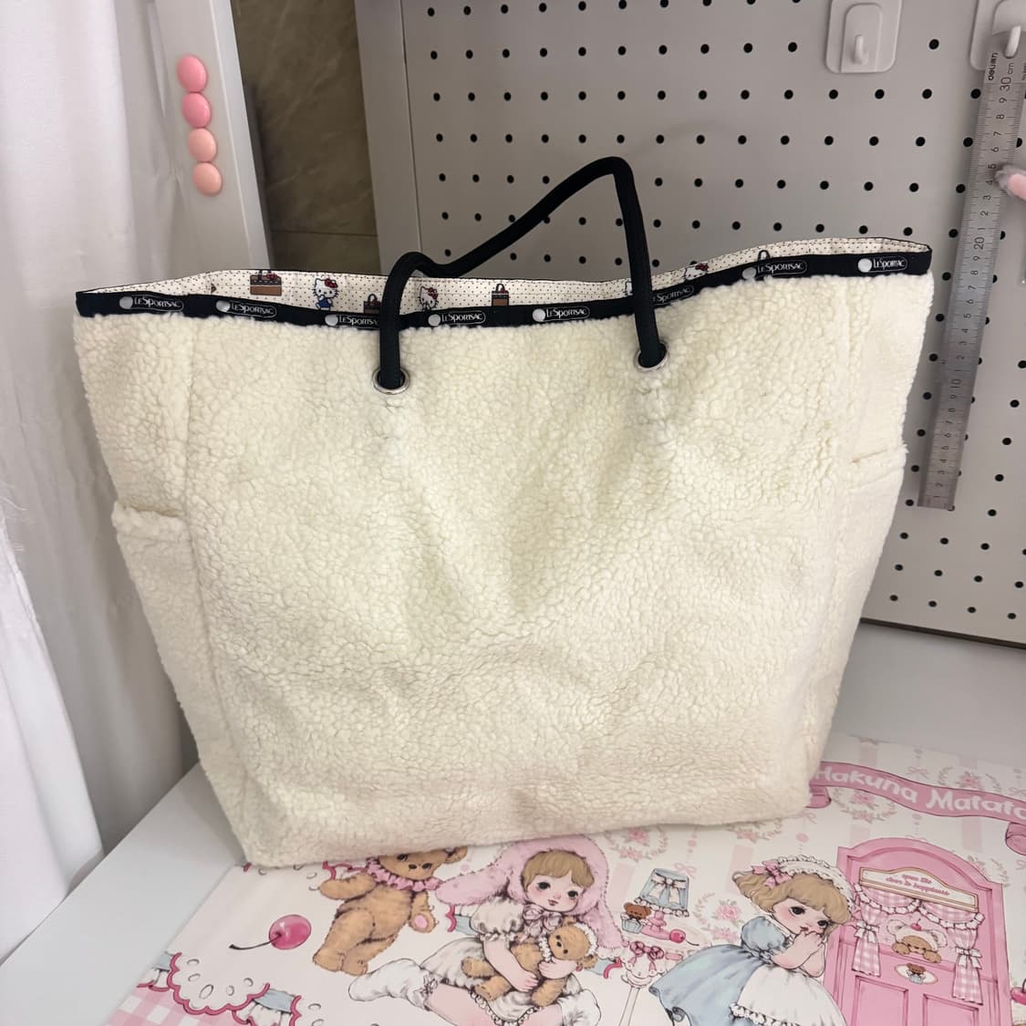 레스포삭 x 키티 라지 투웨이 토트백 상품이미지7