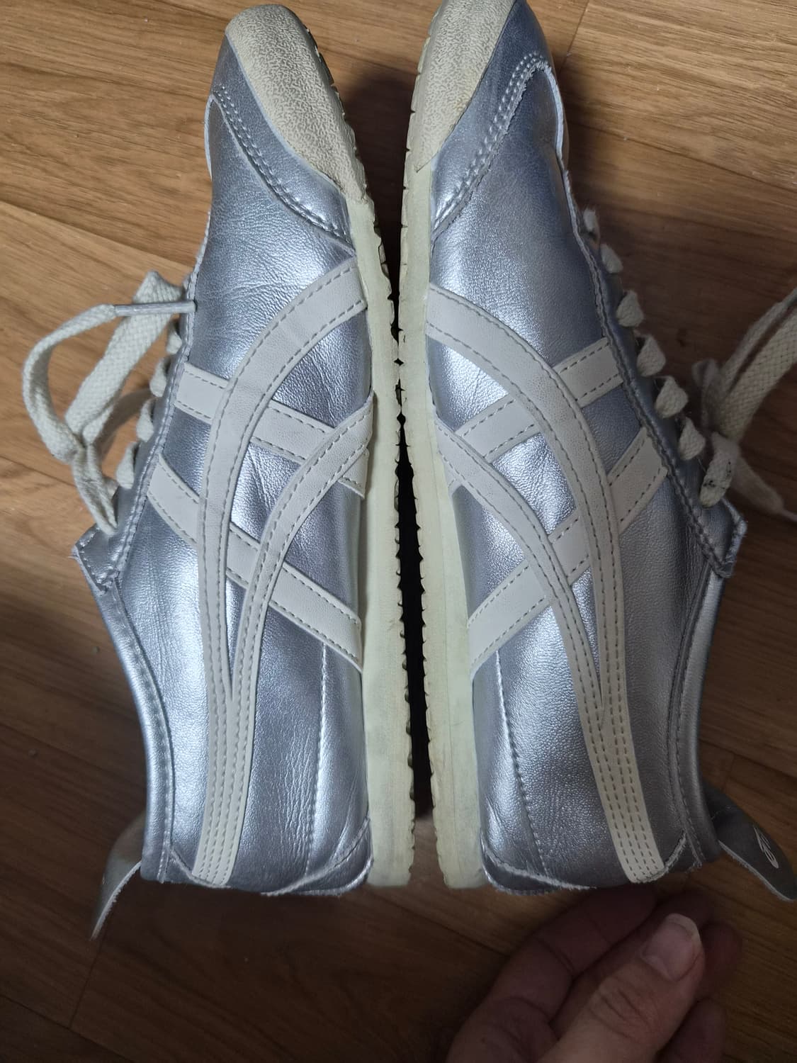 오니츠카 타이거 멕시코66 실버 255 상품이미지9