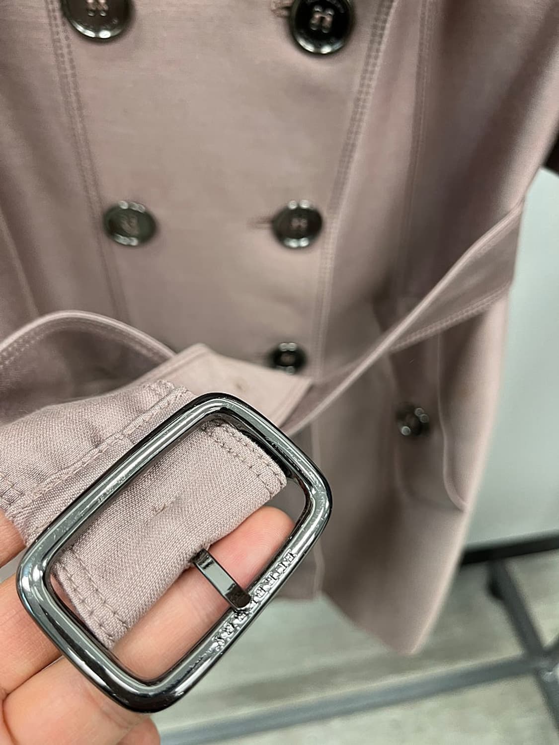 여) 버버리 런던 반팔트렌치코트  상품이미지5