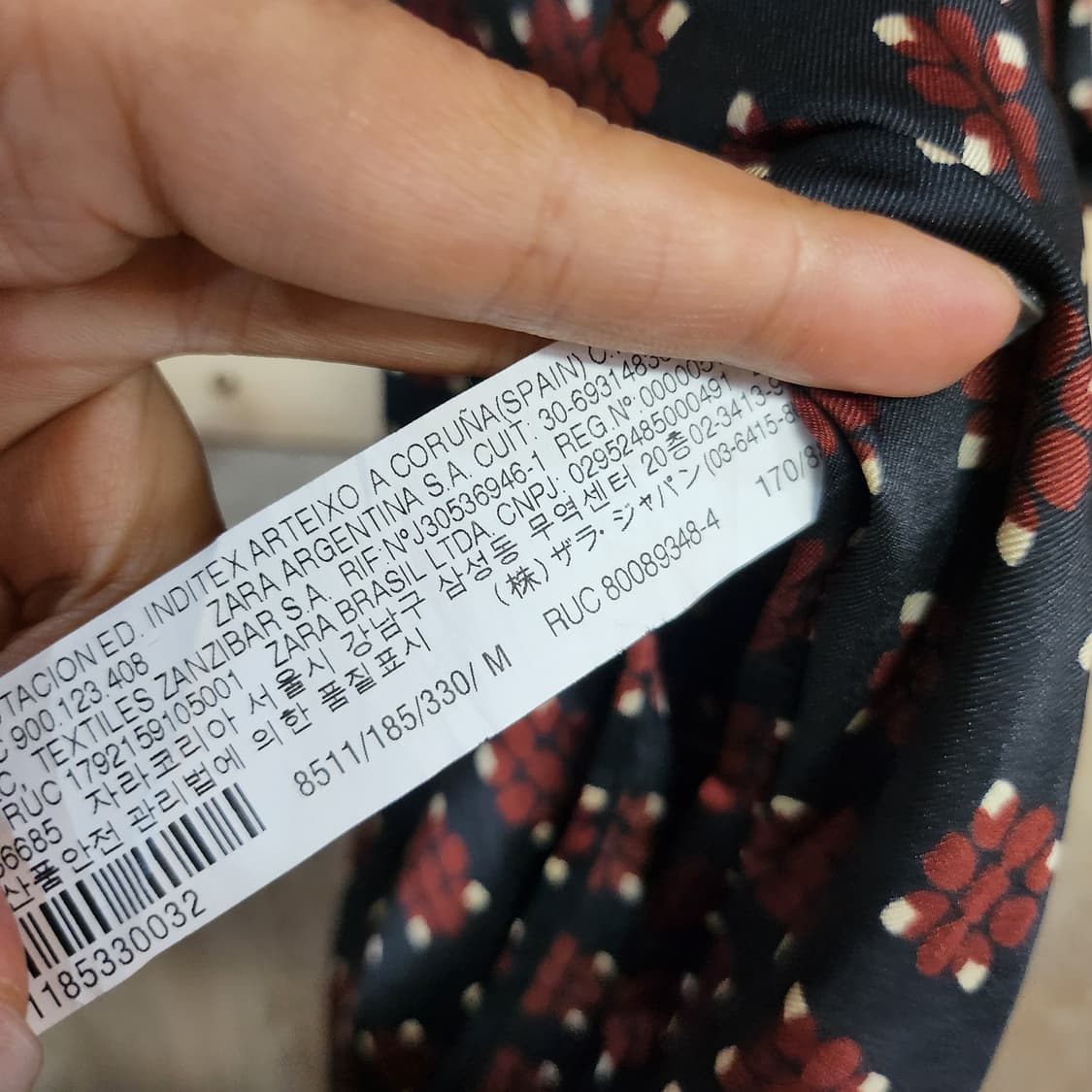 389) 자라 ZARA  롱 랩 원피스 상품이미지8