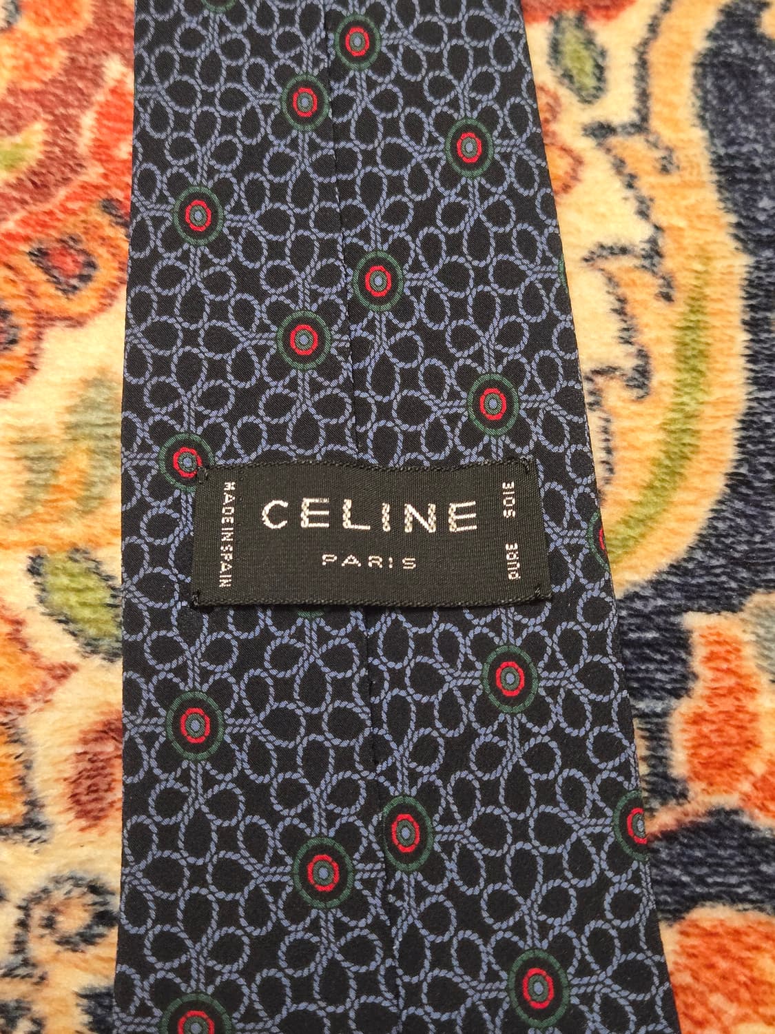 셀린느 CELINE 실크 클래식 패턴 넥타이 상품이미지5