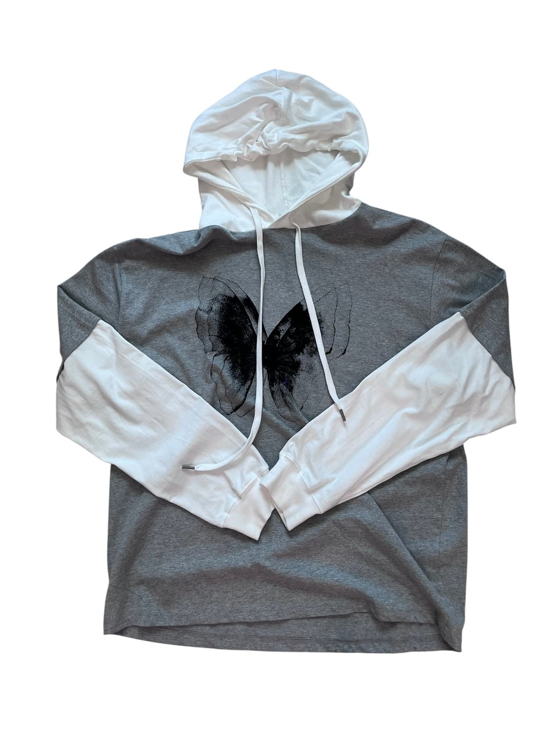 빈티지 버터플라이 레이어드 후디 상품이미지1