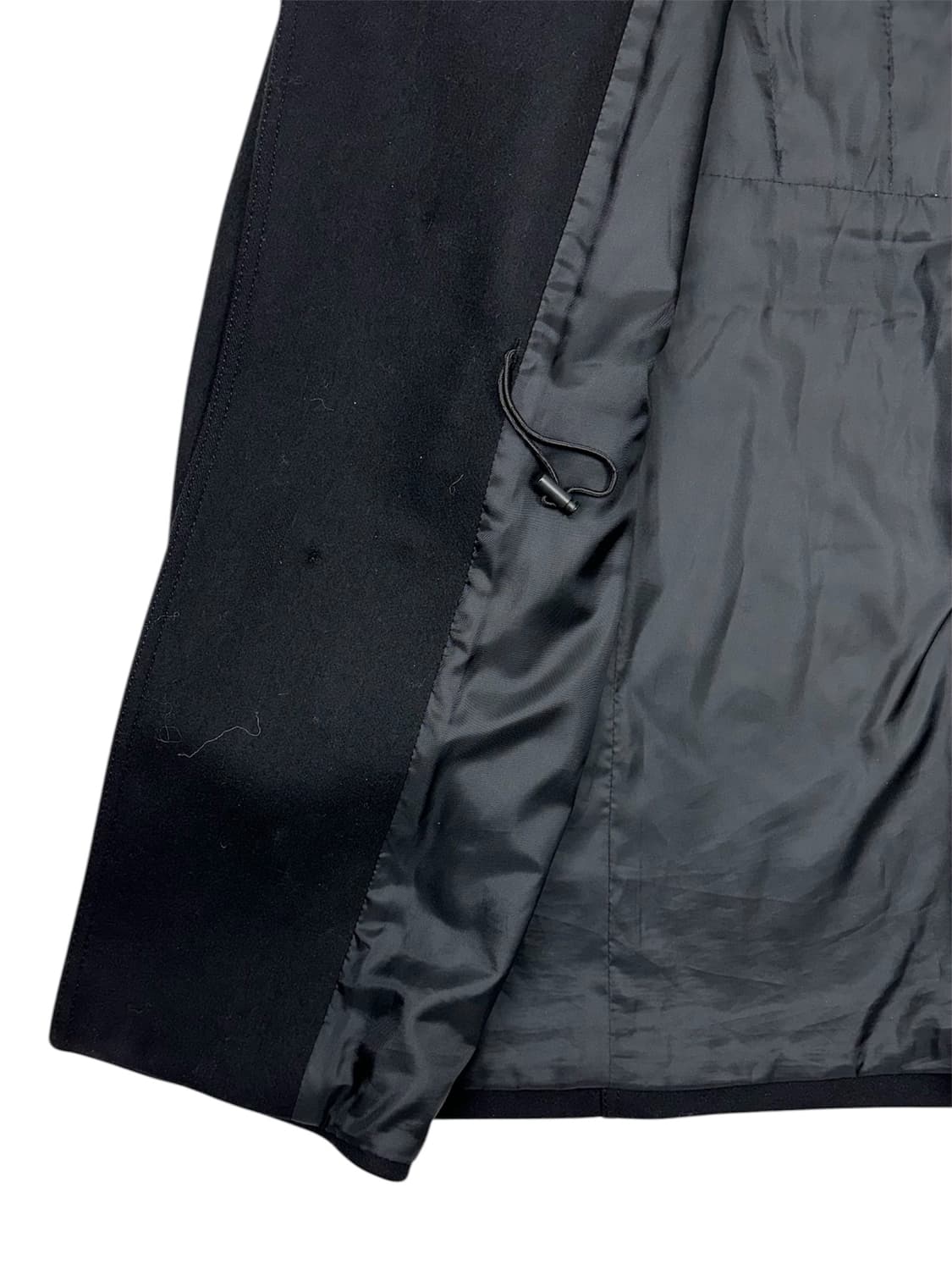 우영미 하이넥 사선지퍼 코트 상품이미지5