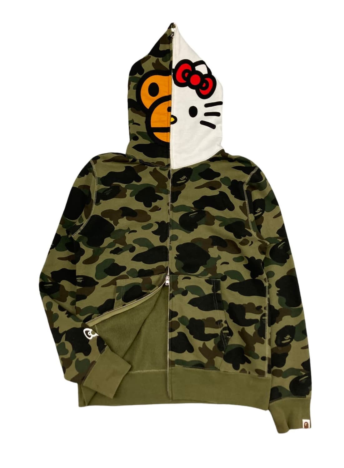 베이프 헬로키티 키티 콜라보 녹계 샤크후드 판매합니다! 상품이미지2