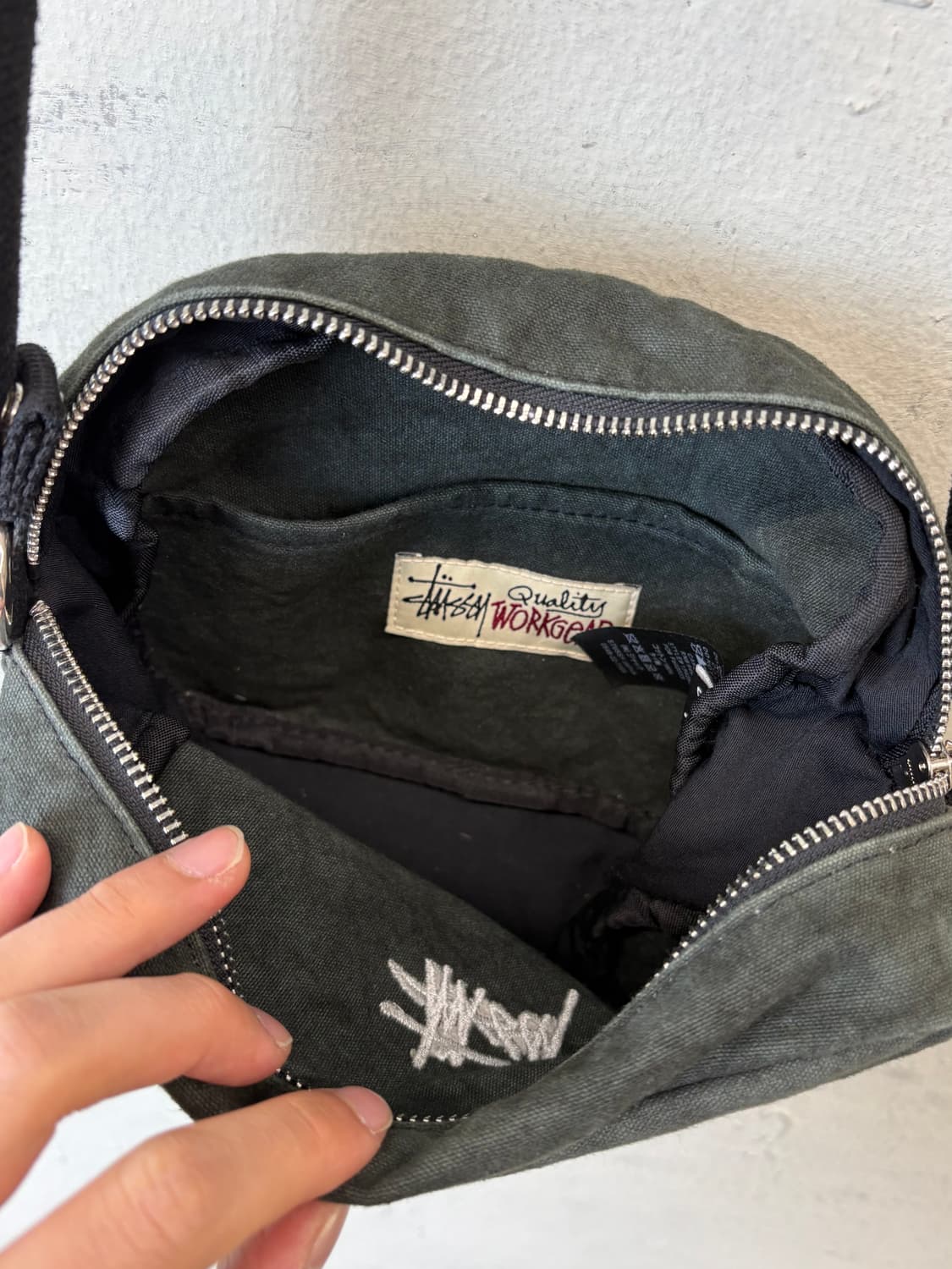 스투시 워시드 캔버스 사이드 파우치 상품이미지6