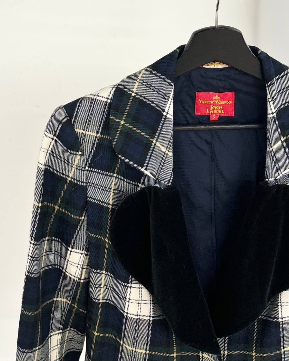 비비안 웨스트우드 레드라벨 체크 자켓 상품이미지3
