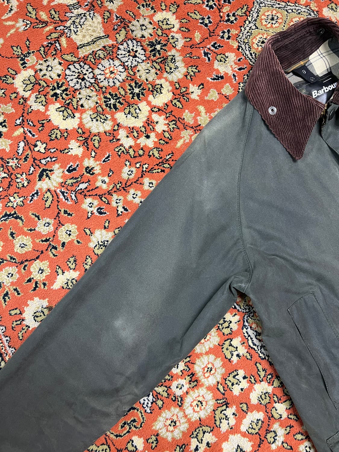 Barbour 바버 뷰포트 왁스자켓 세이지그린 40 (100–105) 상품이미지8