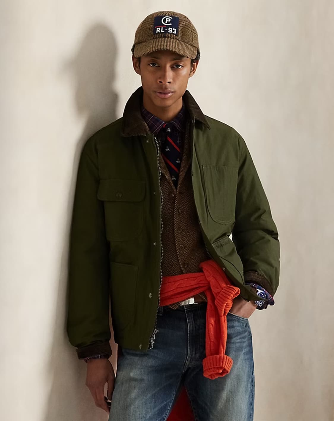 폴로 랄프로렌 엘스던 패딩 다운 자켓 올리브 L 새상품 상품이미지5