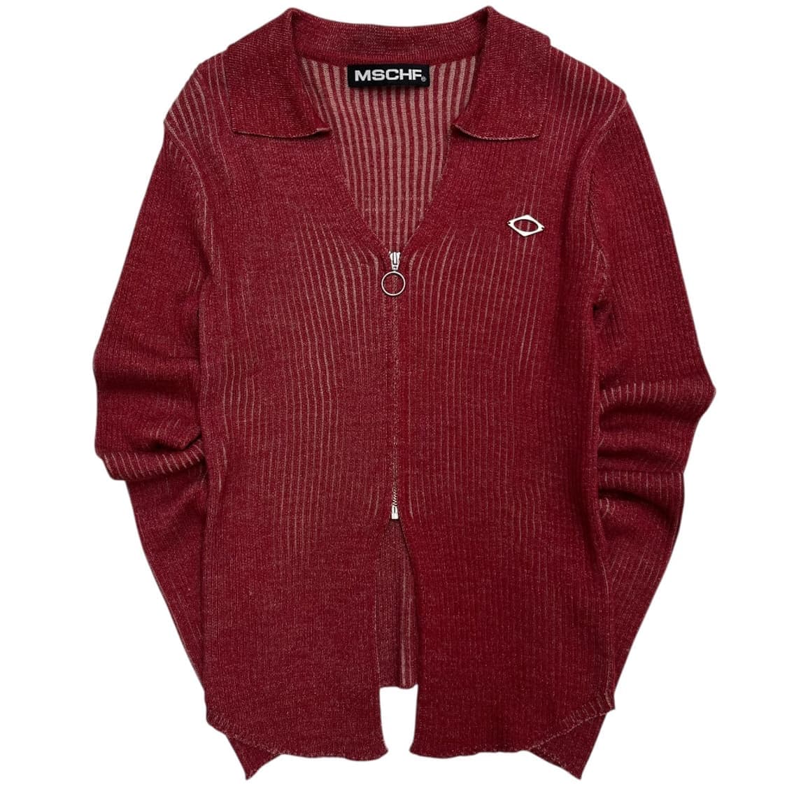 미스치프 니티드 롱슬리브 레드 상품이미지1