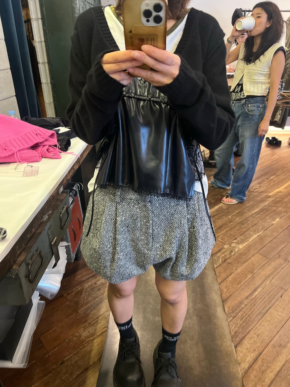 스탠드얼론 레더 뷔스띠에 상품이미지8