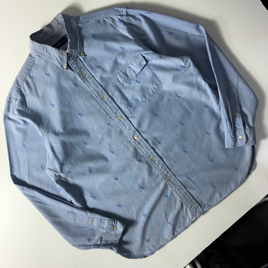 Polo  폴로 랄프로렌 자수 코튼 소라 포니 셔츠  상품이미지2