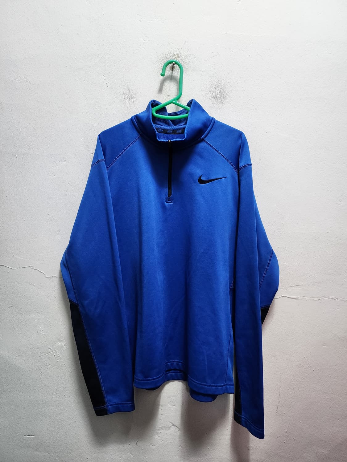 나이키 써마핏 기모 자수로고 하프집업 긴팔티 XXL 상품이미지1