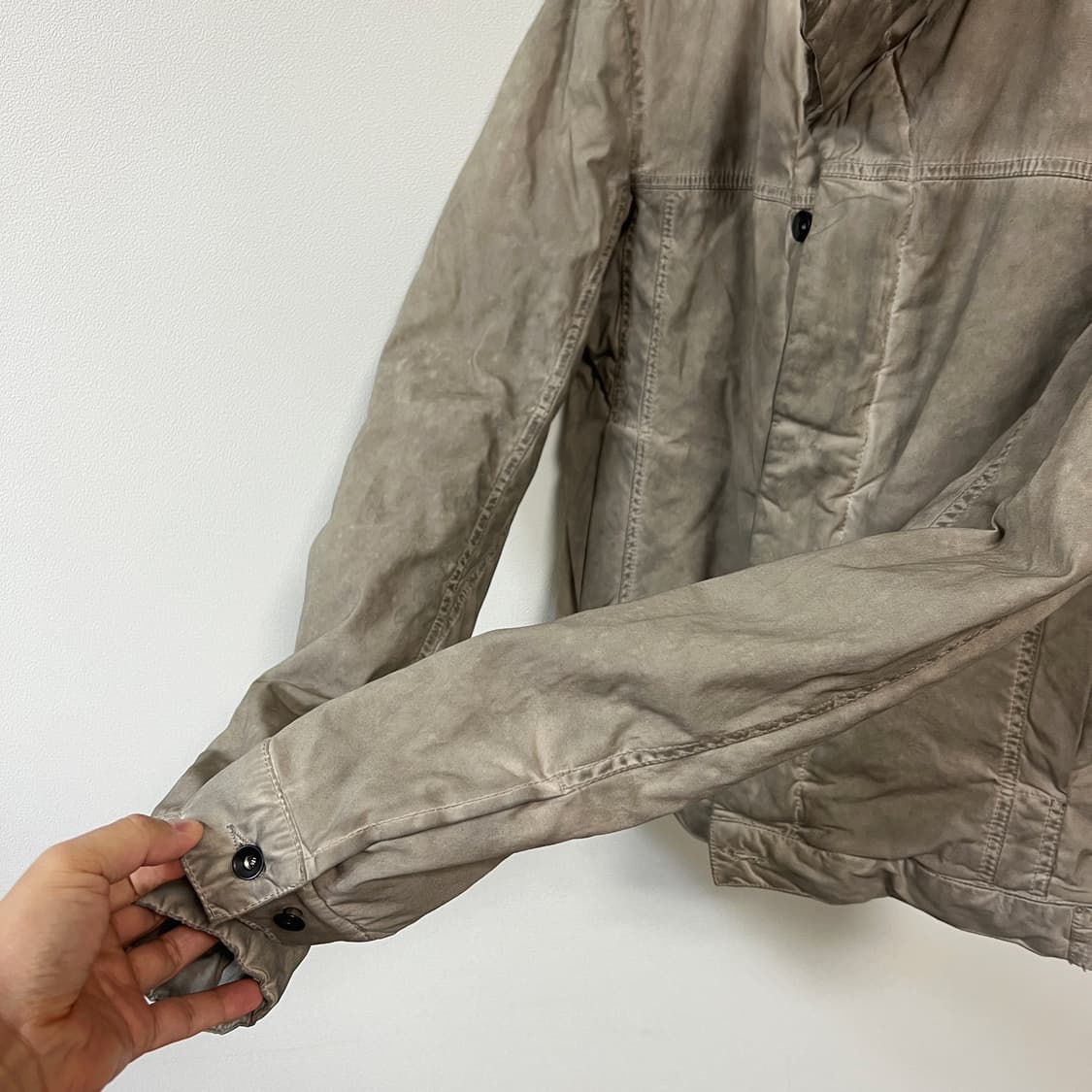 릭오웬스 13FW 다크쉐도우 더티 슬레이브 봄버 자켓 펄 상품이미지6