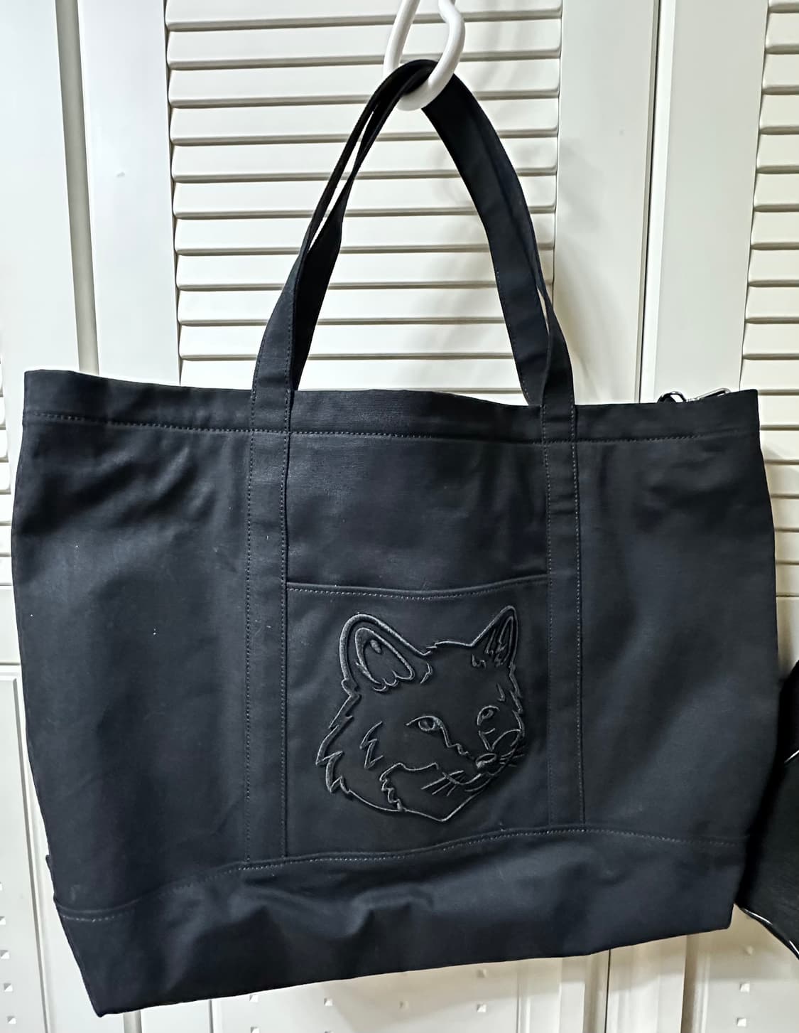 미사용)메종키츠네 토트 XL 블랙 상품이미지2