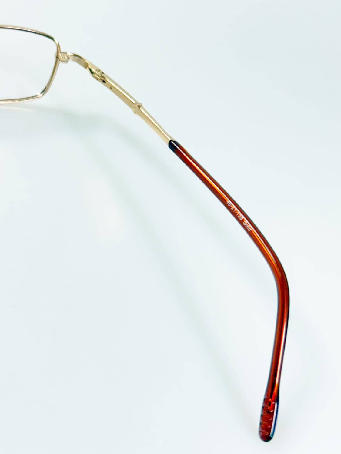 90s MARIO MARTINELLI 골드 슬림 스퀘어 빈티지 안경 상품이미지6
