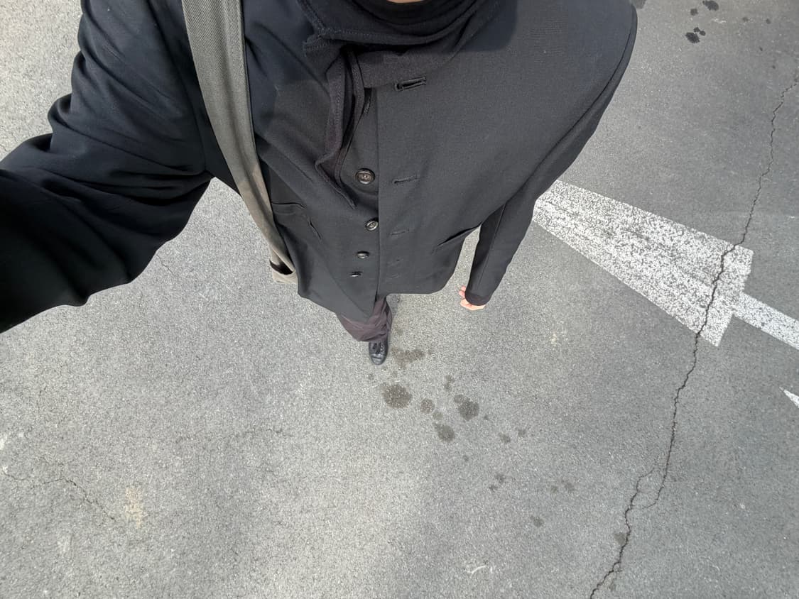 꼼데가르송 테일러드 스탠드 카라 코트 상품이미지5