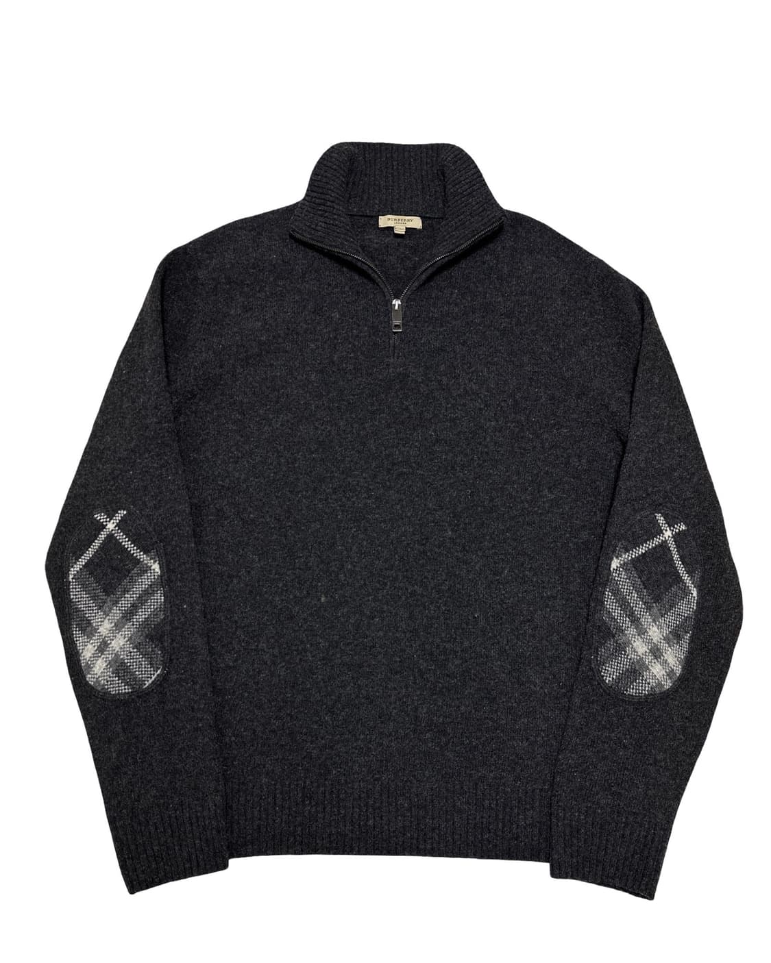 버버리 엘보우패치 반집업 니트 상품이미지1