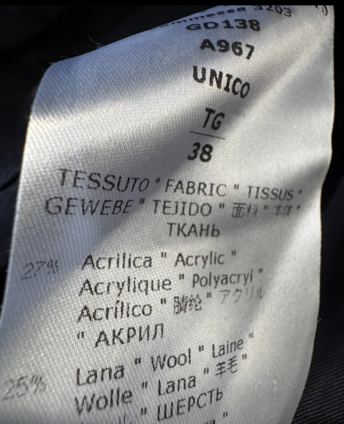 새상품 컨디션 History Repeats 체크 더블 롱코트 상품이미지8