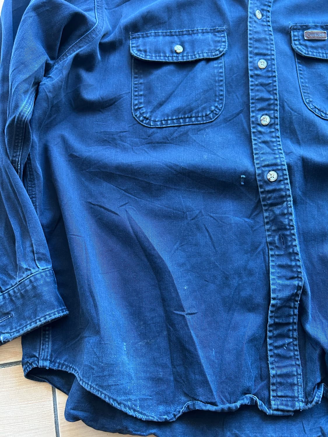 00‘s Carhartt heavy cotton shirts 상품이미지5