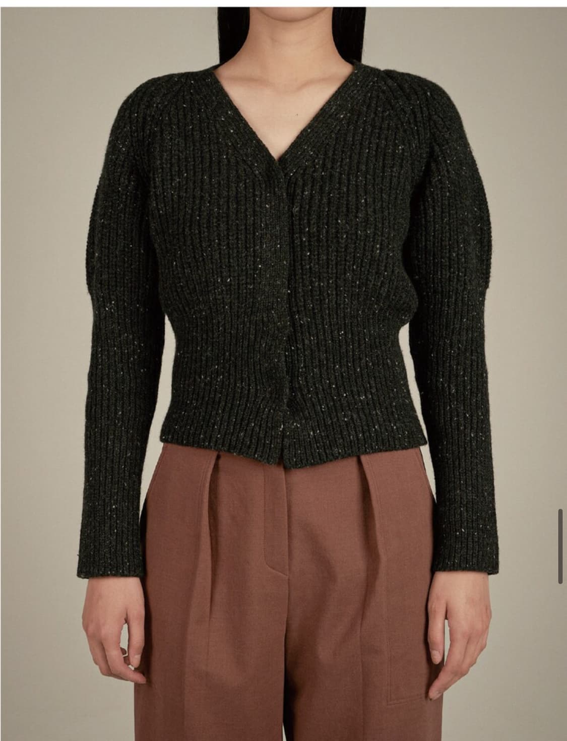 아우로 니트 가디건 상품이미지1