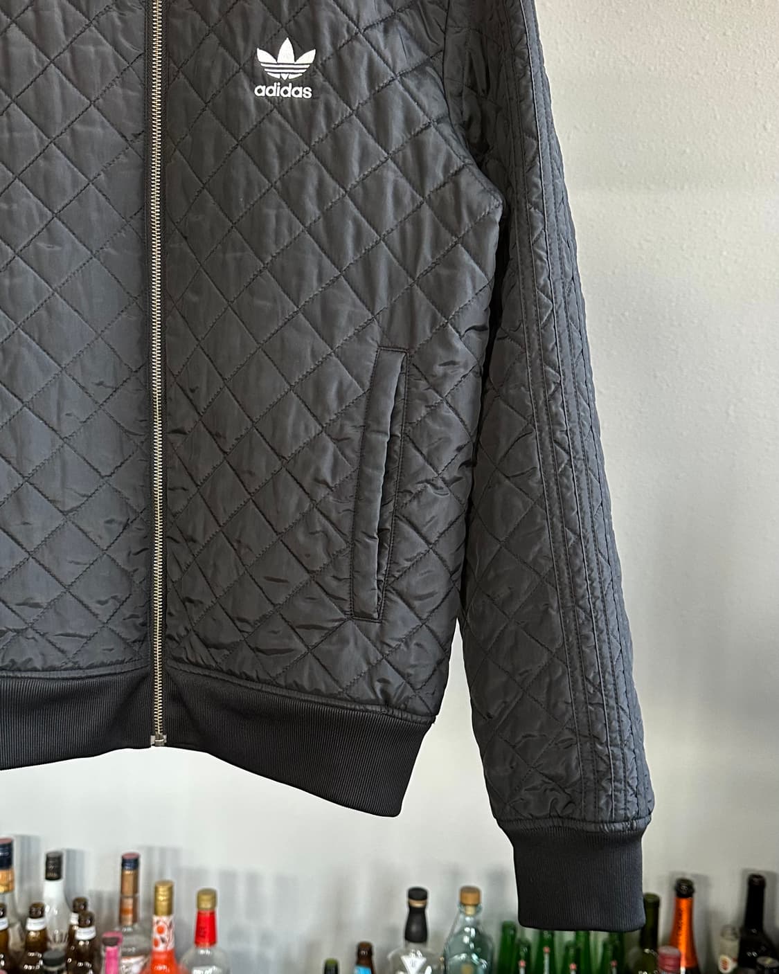 [M]아디다스 트레포일 파이어버드 퀼팅 패디드 자켓 상품이미지4