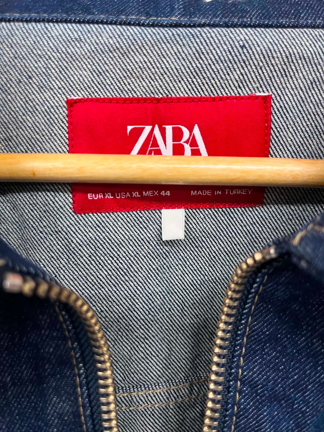 [XL] ZARA 자라 해리램버트 데님 워크 자켓 상품이미지4