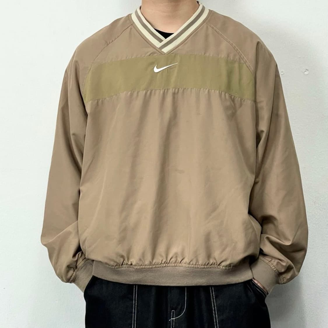 나이키 00s 올드스쿨 센터스우시 폴리쉘 웜업 바람막이 상품이미지2