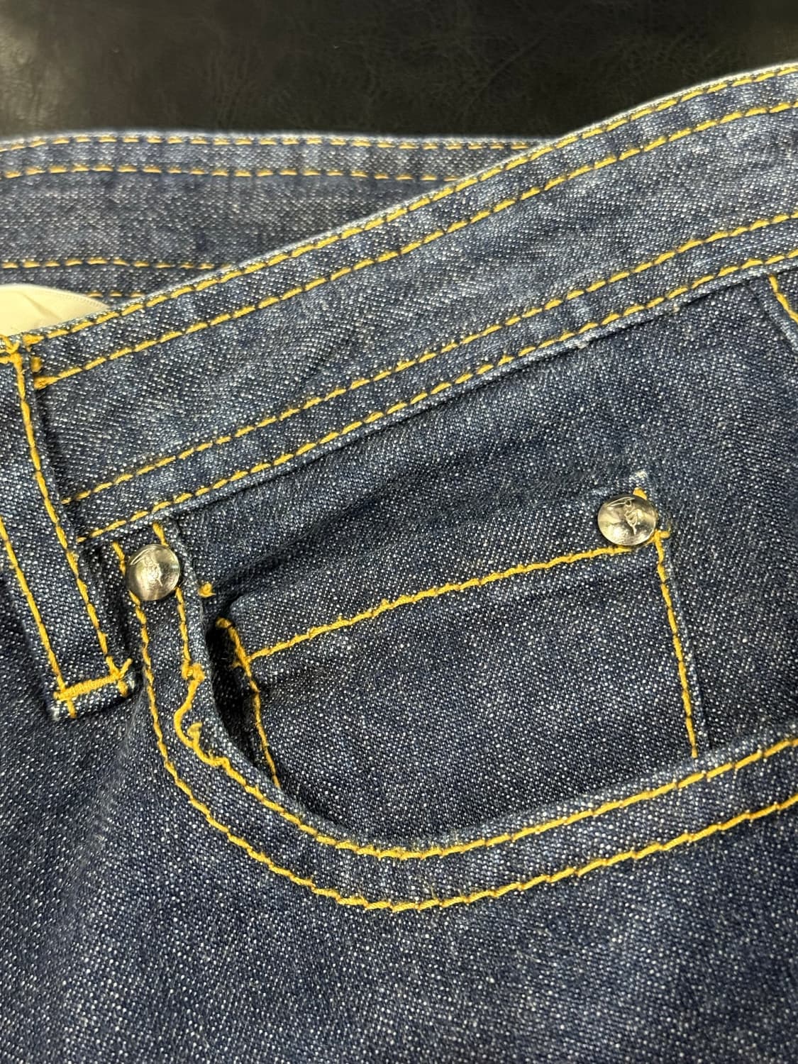 Trussardi 데님 팬츠 진청 세미 부츠컷 상품이미지7