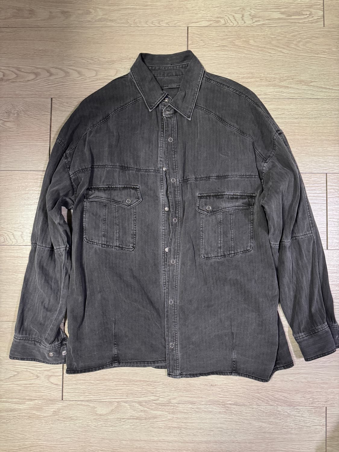 ETCE Base Herringbone Shrit 상품이미지3