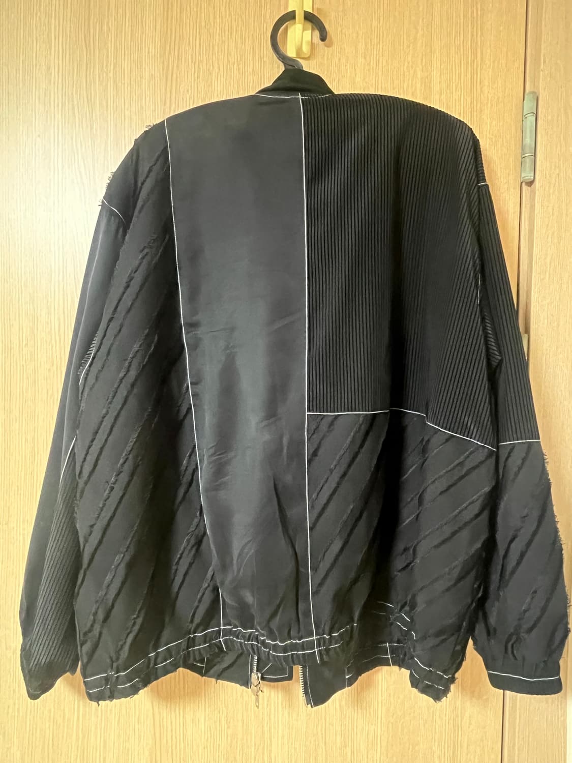 KIMMY 크래프트 봄버 재킷 블랙 상품이미지2