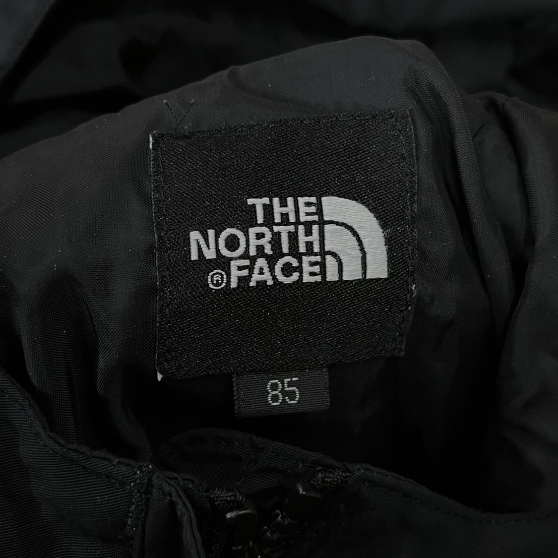 [정품/M] 노스페이스 블랙 후드 바람막이 자켓 b14 상품이미지5