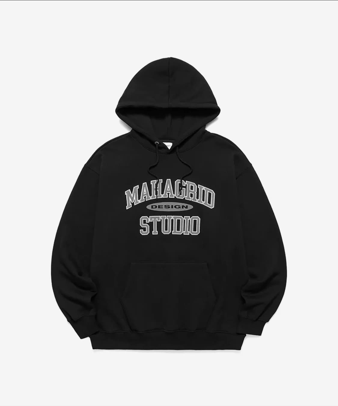 마하그리드 블랙 기모 후드 상품이미지1