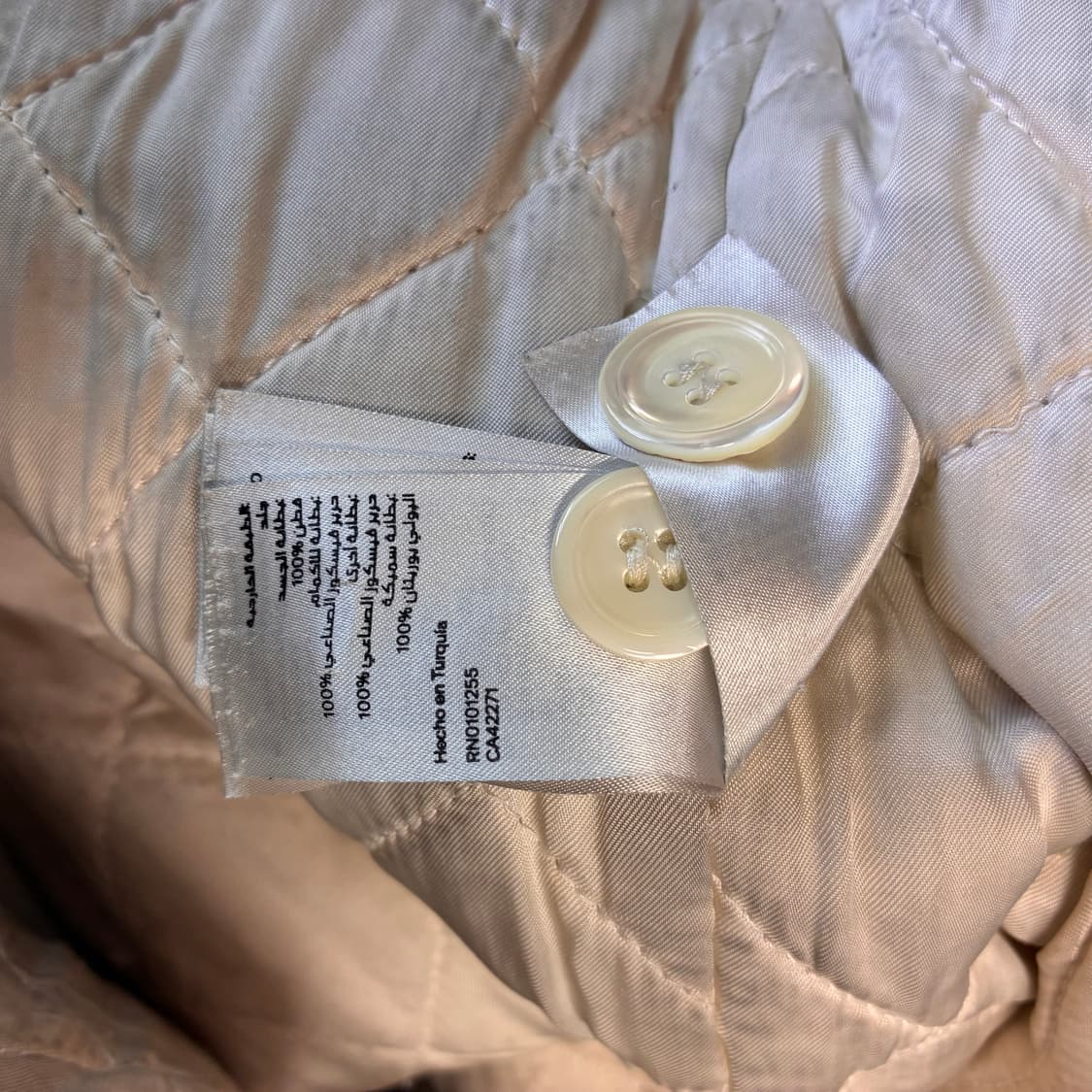 마르지엘라 H&M 레더 코트 상품이미지8