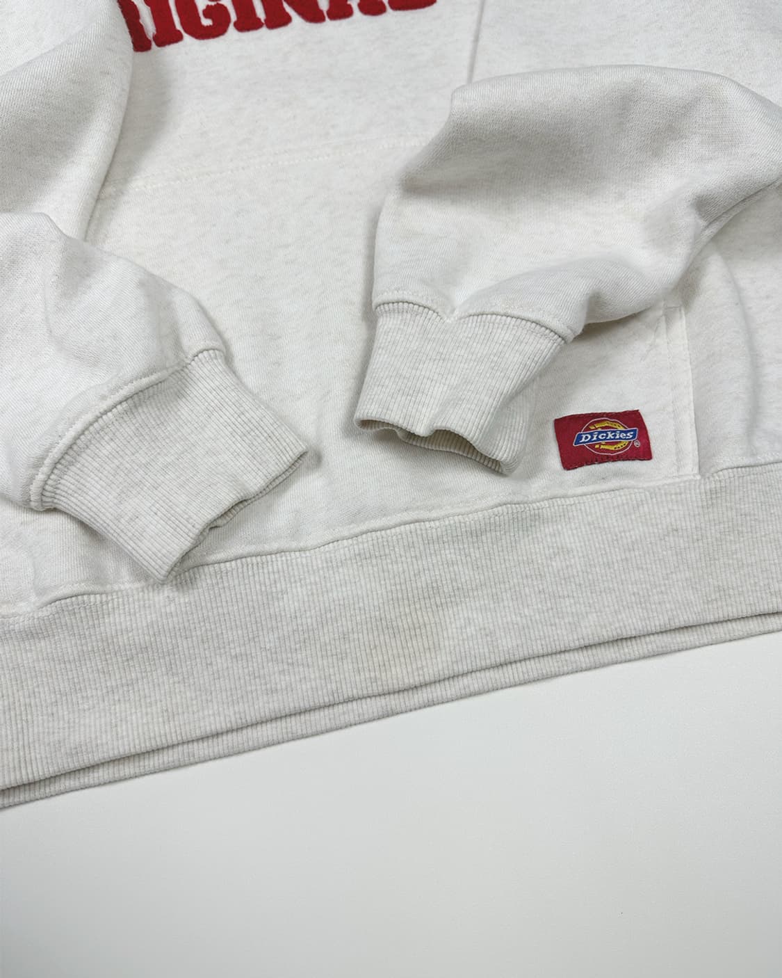 디키즈 기모 후드티 크림 상품이미지3