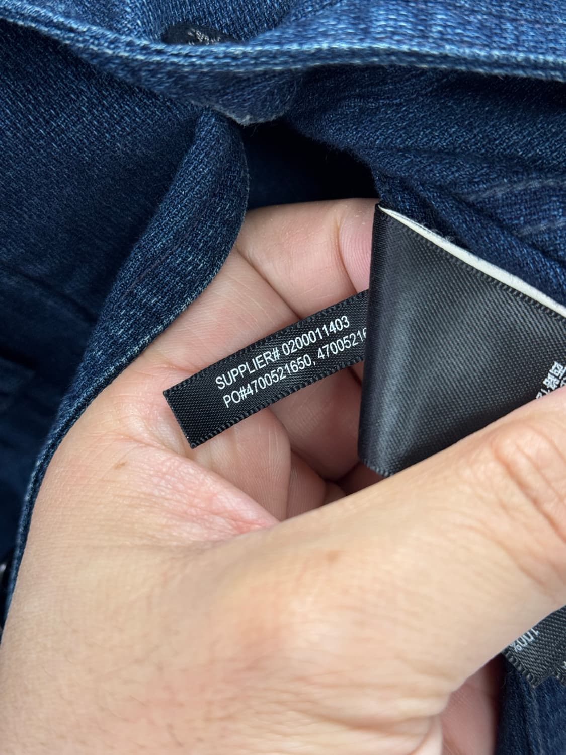 더블알엘 인디고 코튼 자켓/L 상품이미지7