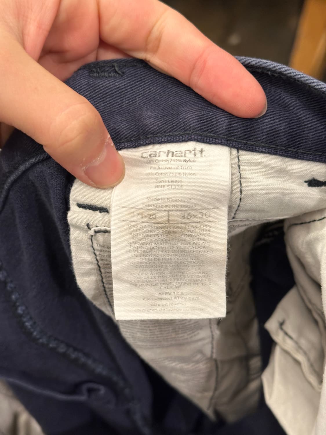 칼하트 FR 51374 데님팬츠 36 상품이미지4