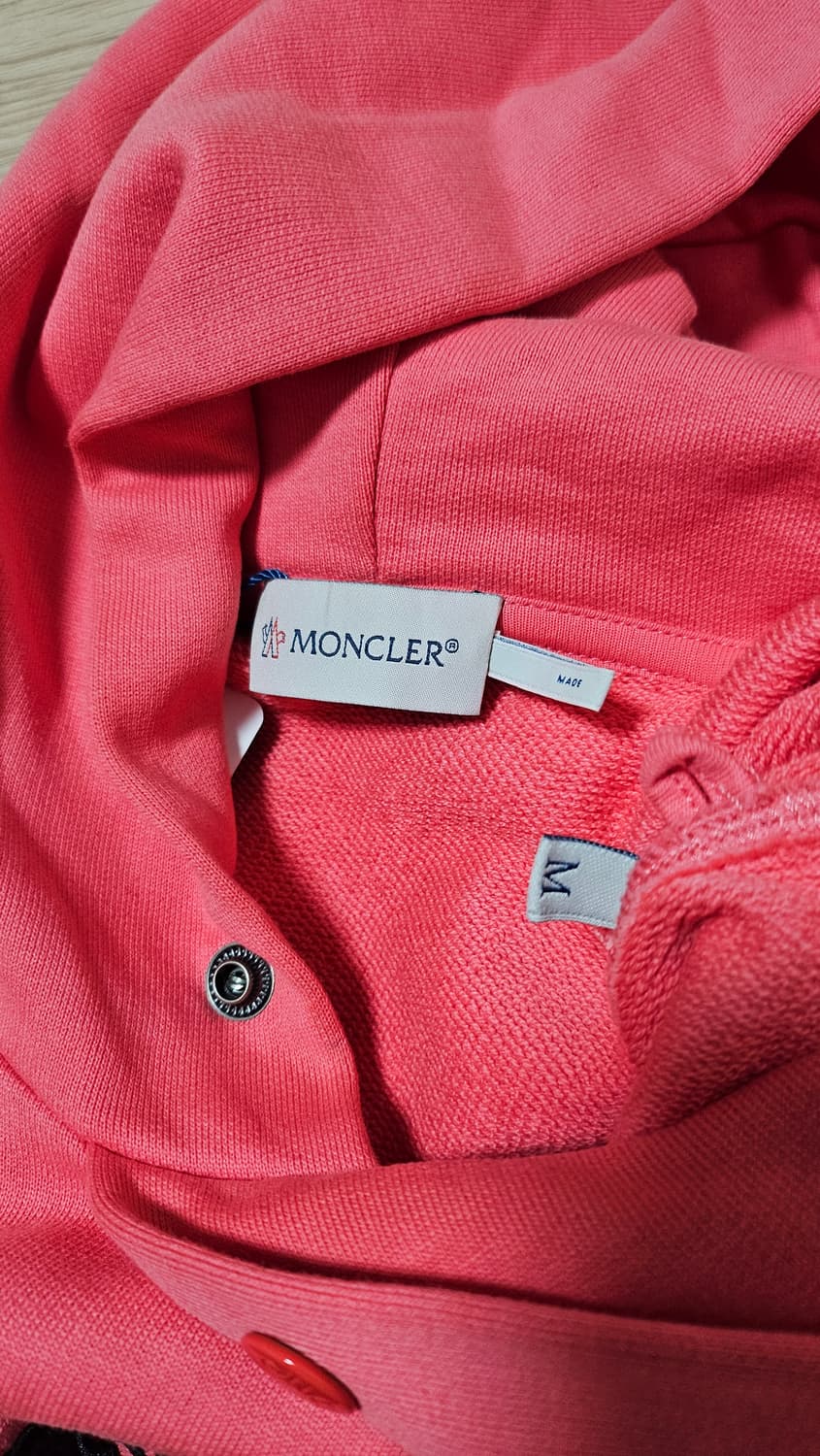 몽클레어 핑크 오리 후드티 오버핏M 상품이미지6