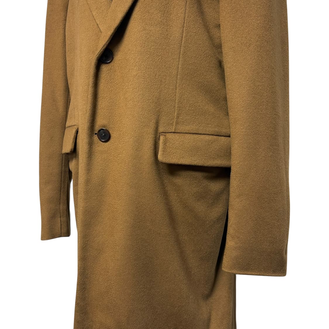 3790 한섬 타임 브라운 캐시미어 100 코트 상품이미지3