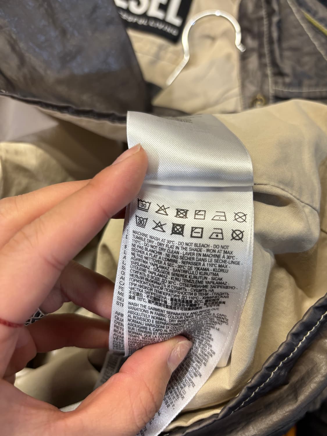 DIESEL nylon layered shirt jacket 상품이미지8