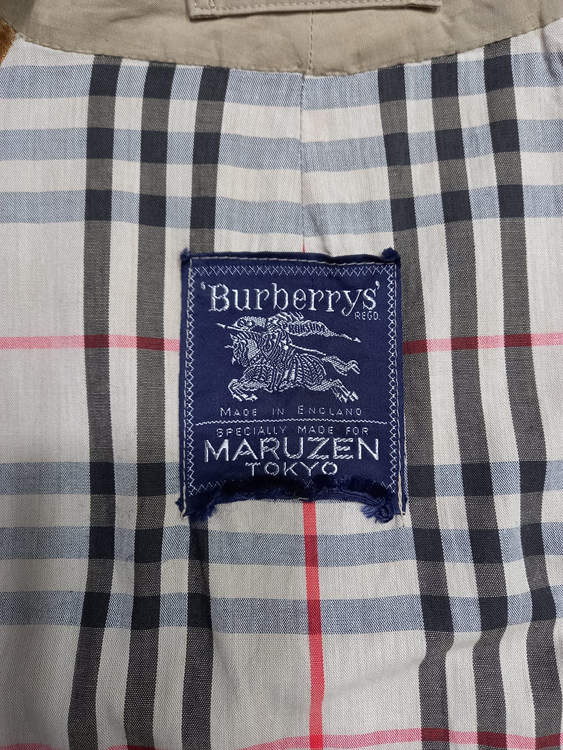 M90 Burberry MARUZEN 트랜치코트 베이지 M-01 상품이미지7