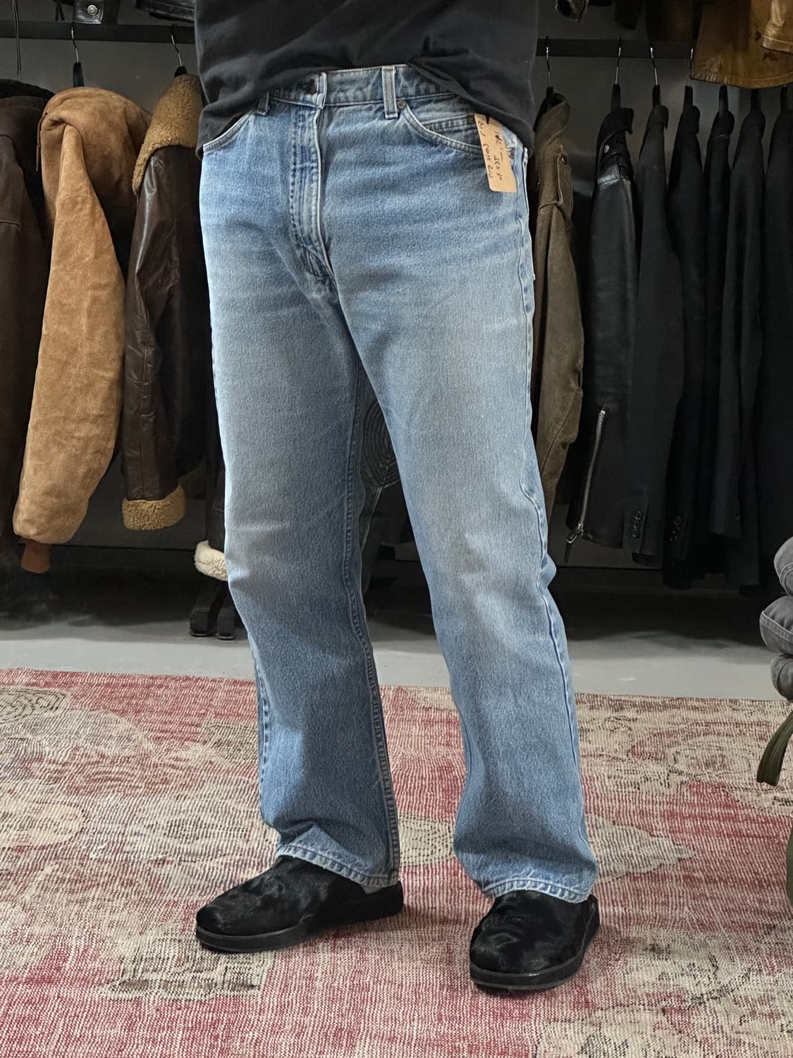 80's USA Made 리바이스 517 부츠컷 플레어진 체인스티치 상품이미지10