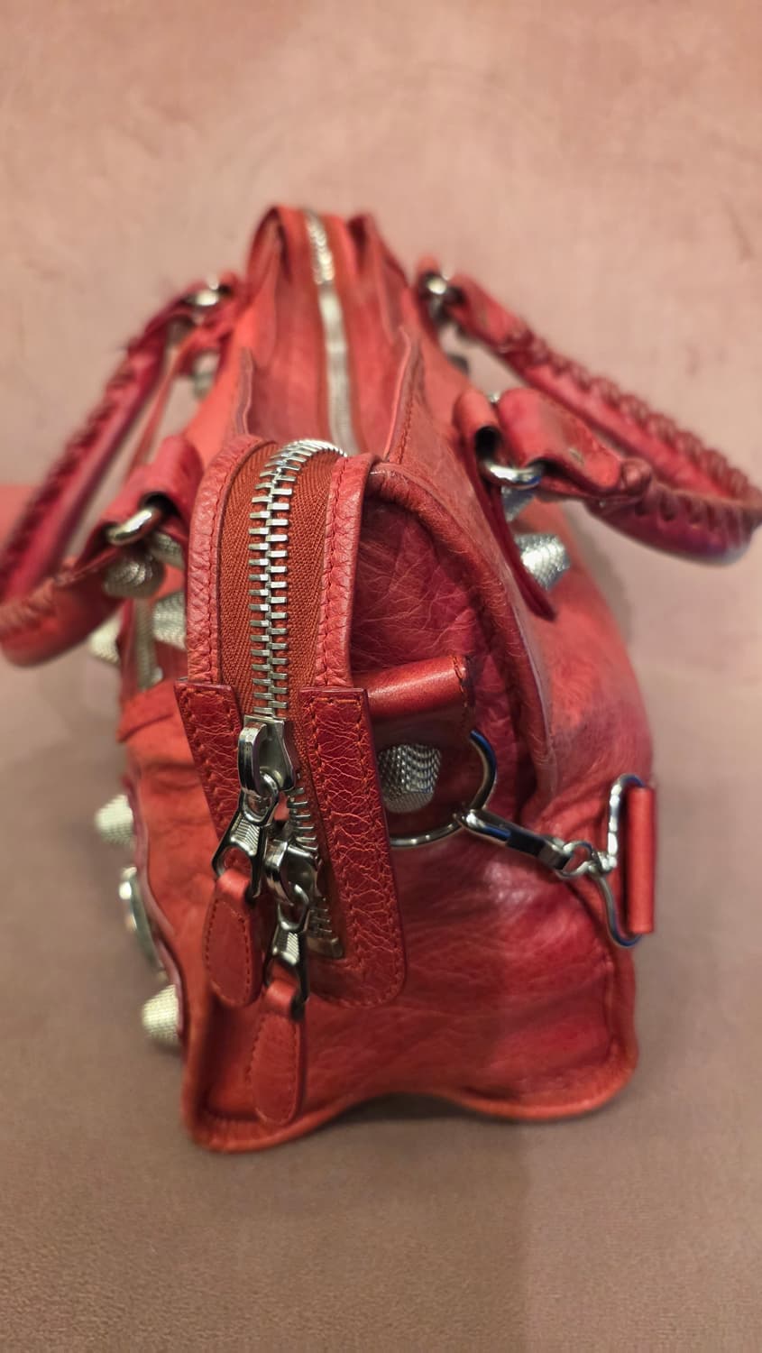 발렌시아가 자이언트시티 모터백+숄더스트랩(보조거울) 상품이미지4