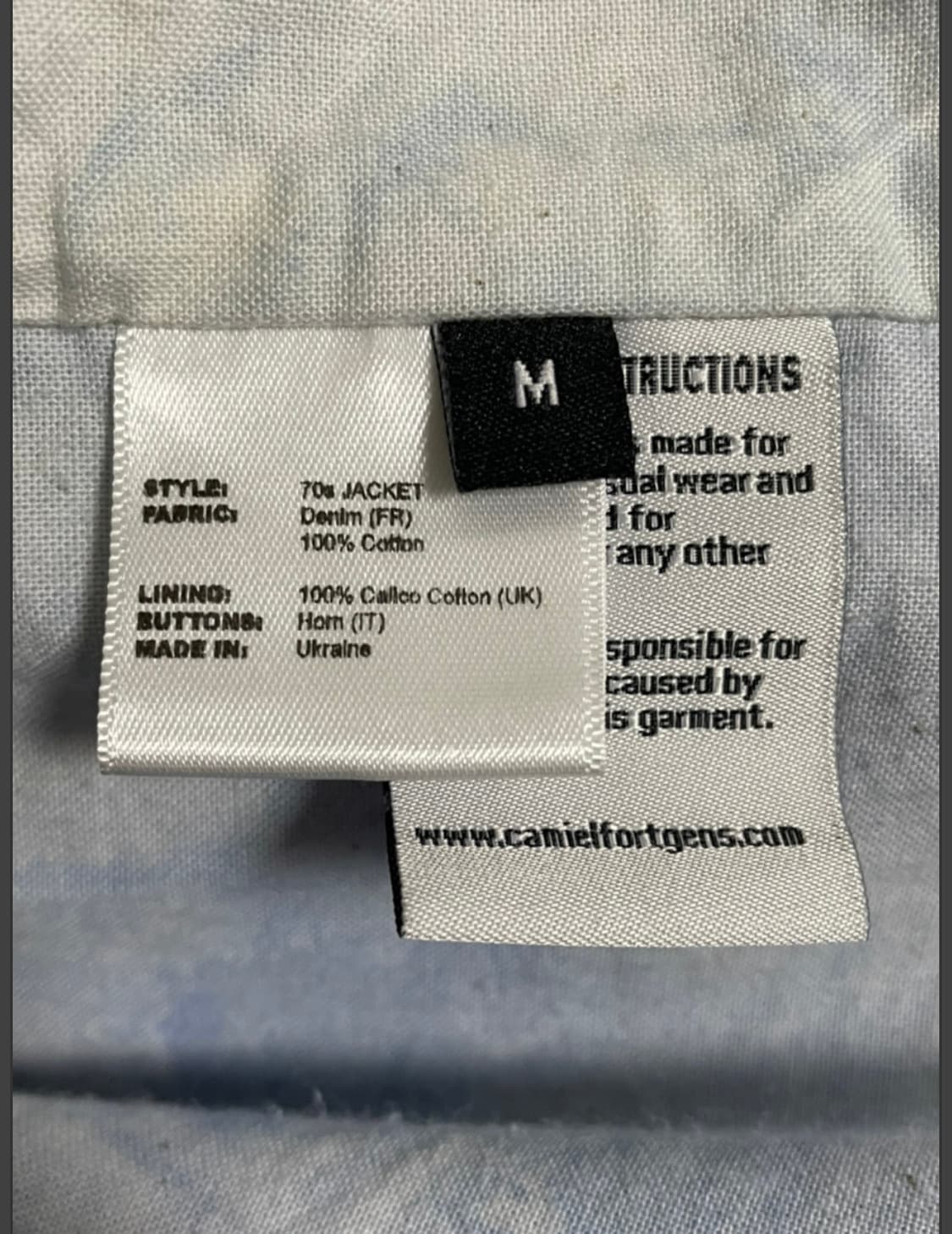 카미엘 포트젠스 데님 자켓 상품이미지5