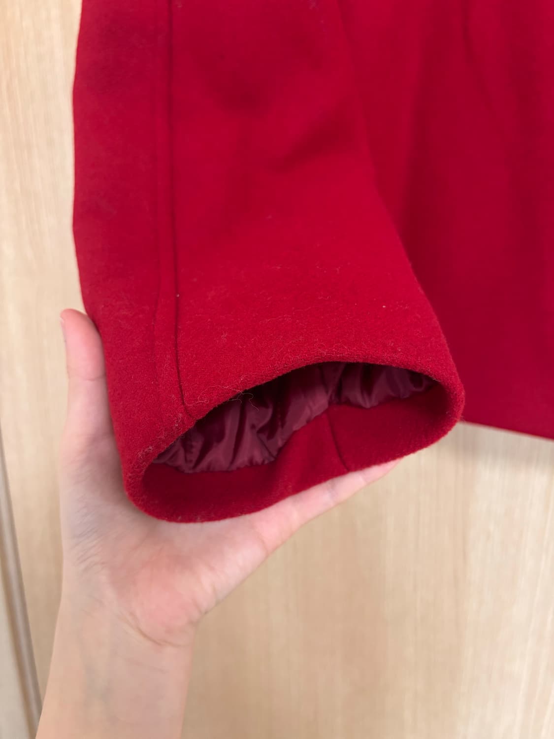 자라 레드 더블 코트 상품이미지5