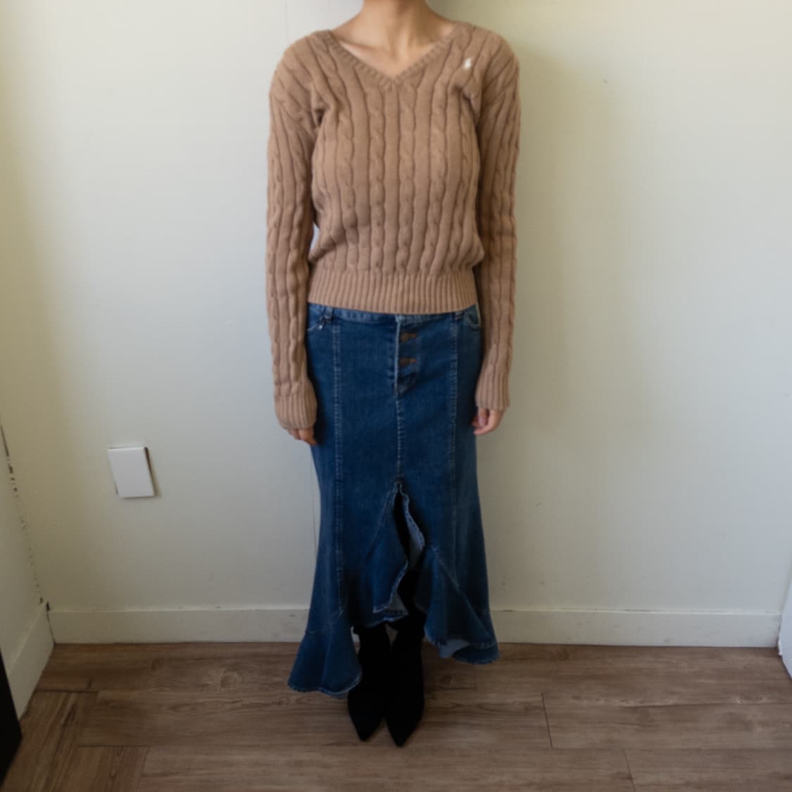 폴로 케이블 스웨터 상품이미지1