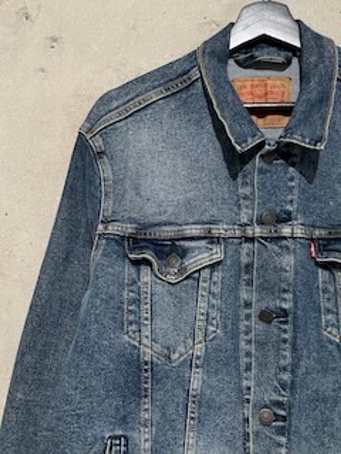 리바이스 중청 웨스턴 포켓 워싱 데님 자켓 상품이미지2