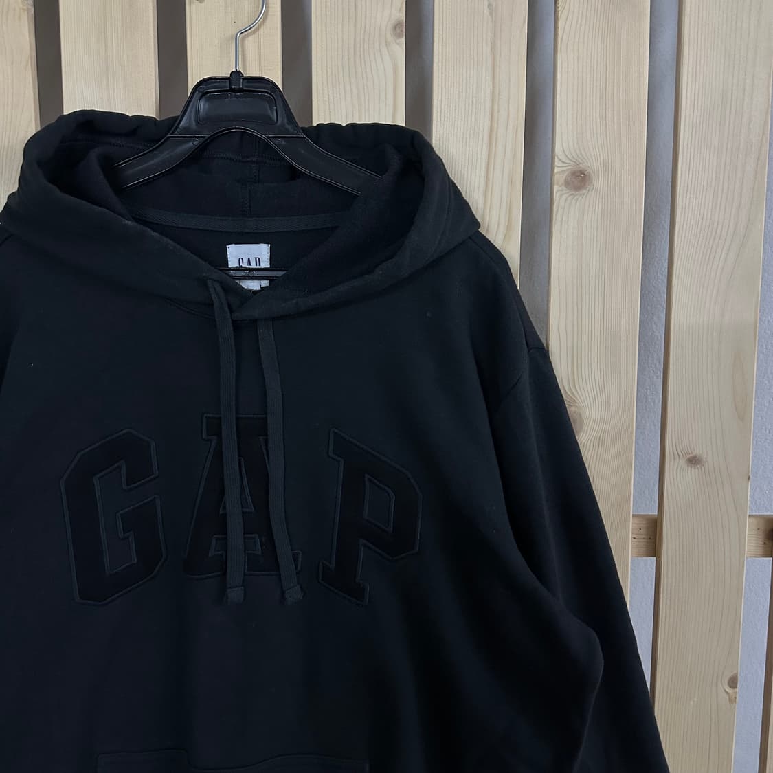 (L) GAP 갭 블랙 후드티 상품이미지3